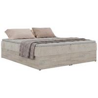 BOXBETT NORDIC ZERO 200/200 - Beige Cord - Topper Visco - H4 - Beige/Schwarz, Kunststoff/Textil (200/200cm) - MKS