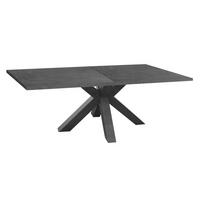 ESSTISCH ausziehbar Ela 1 140 x 90 x 75 Esszimmertisch Graphit - Grau, Holz (140/90/75cm) - 58aufmkessel