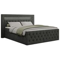 BOXBETT GOLD-9 LED 200/200 Dunkelgrau Struktur - H4 - Dunkelgrau, Holz/Textil (200/200cm) - MKS