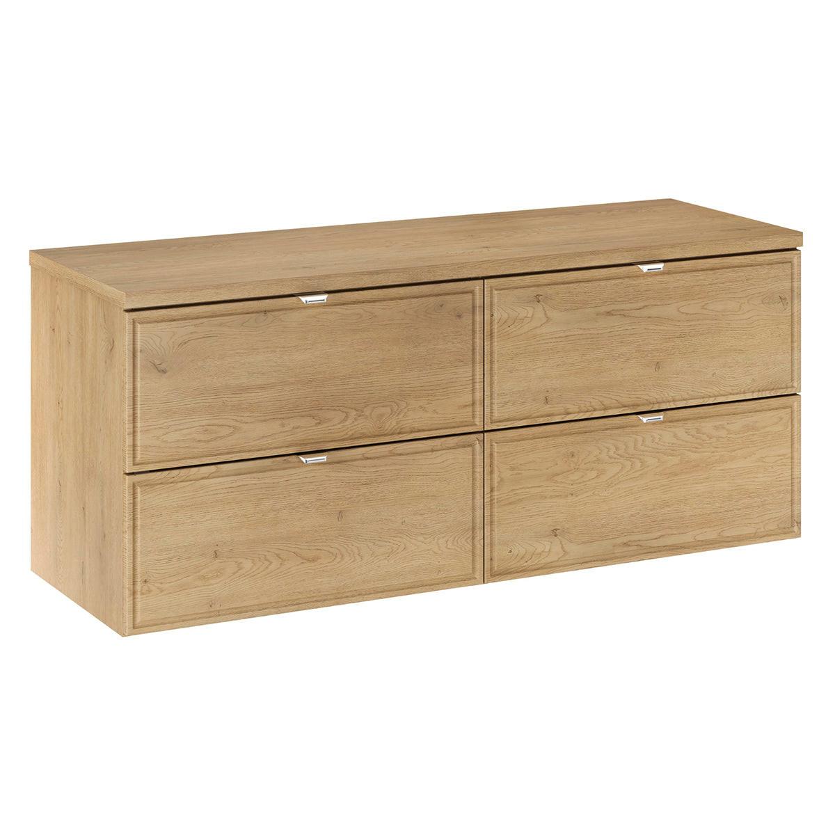 DOPPELWASCHTISCH 120cm Elias Holz - Braun, Holzwerkstoff (120/52.2/46cm) - Petits-meubles