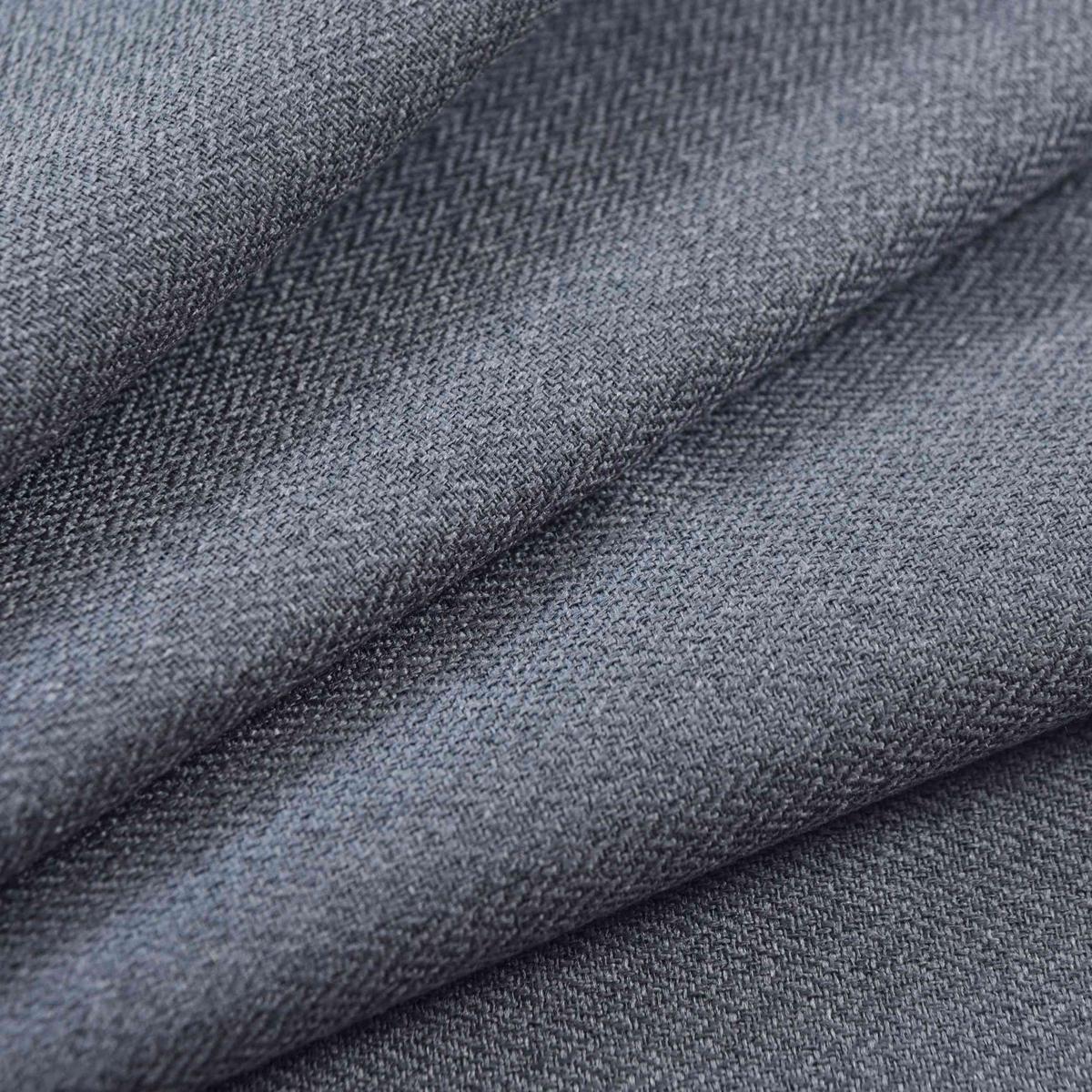 VORHANG 2ER SET »München Dark« HxB 175x145 cm Dunkelgrau - Dunkelgrau, Textil (145/175cm) - Gardinenbox