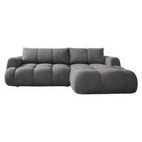 ECKSOFA Mitto, Seite: Rechts - Schwarz/Grau, Holz/Kunststoff (270/173cm) - MIRJAN24