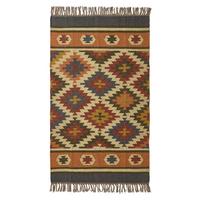 KELIM-TEPPICH Lucea handgewebt 160/230 cm - Multicolor, Textil (160/230cm) - Homescapes