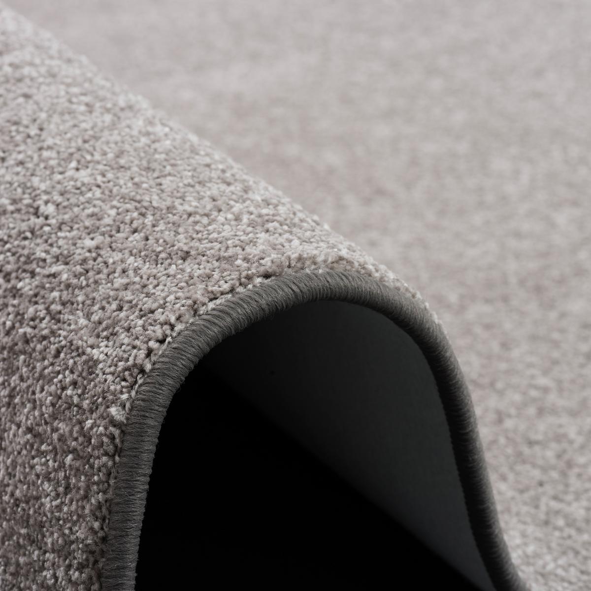 LUXUS SOFT VELOURS TEPPICH SHINE - Taupe, Textil (200/200cm) - Snapstyle