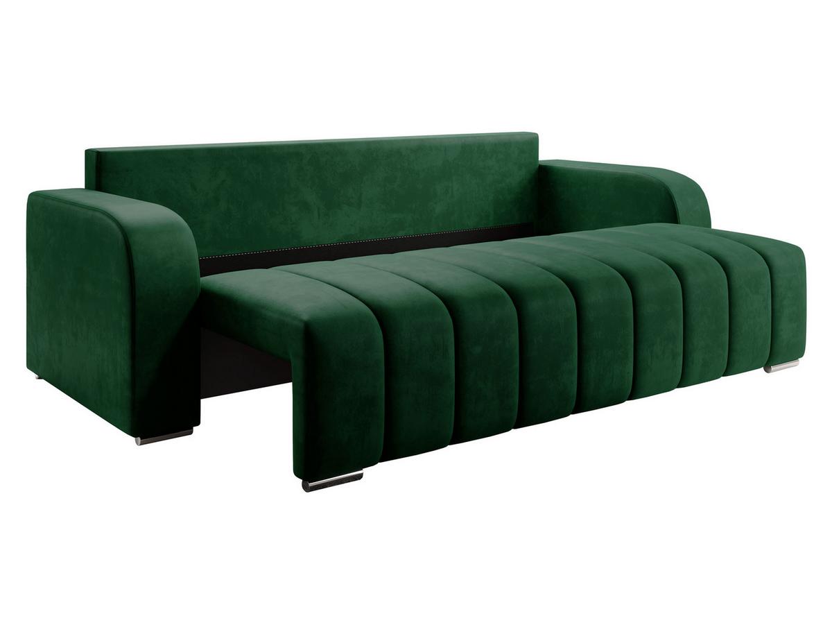 SCHLAFSOFA Pufetto Boucle - Silberfarben/Creme, Holz/Textil (244/86/90cm) - MIRJAN24