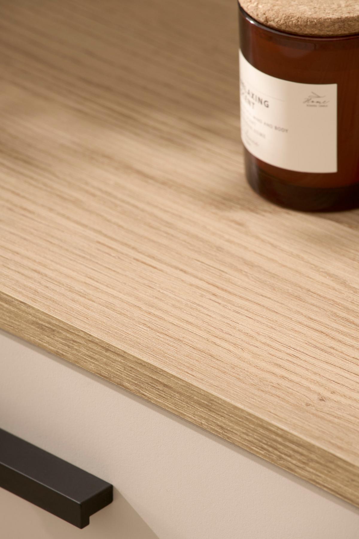 KOMMODE Kaschmir, Eiche 105 cm, SIDEBOARD mit Soft-Close - Kaschmir/Eichefarben, Holzwerkstoff/Metall (105/95/35cm) - Furn.Design