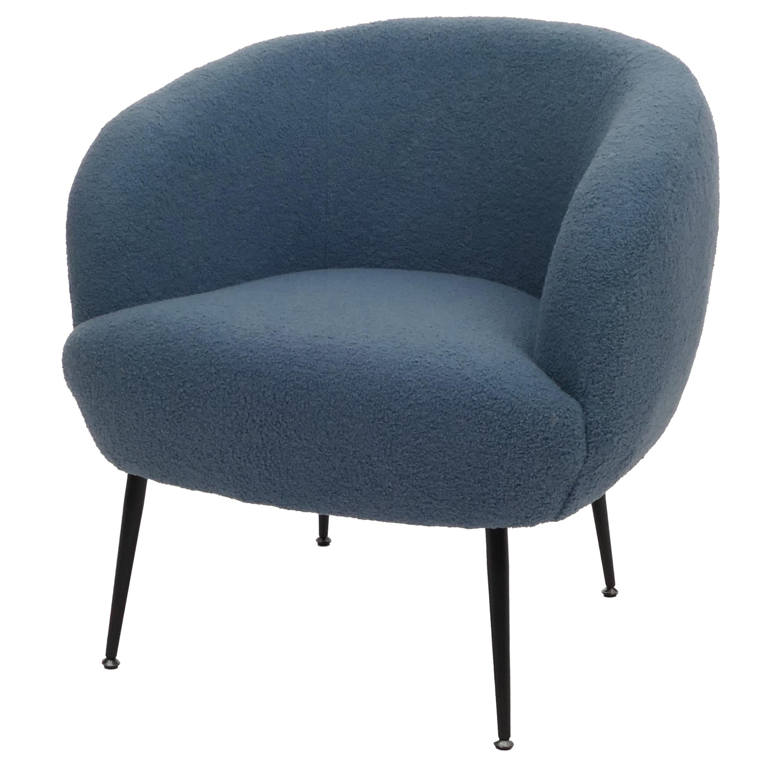 LOUNGE-SESSEL Blau - Blau, Textil (72/73/71cm) - MCW
