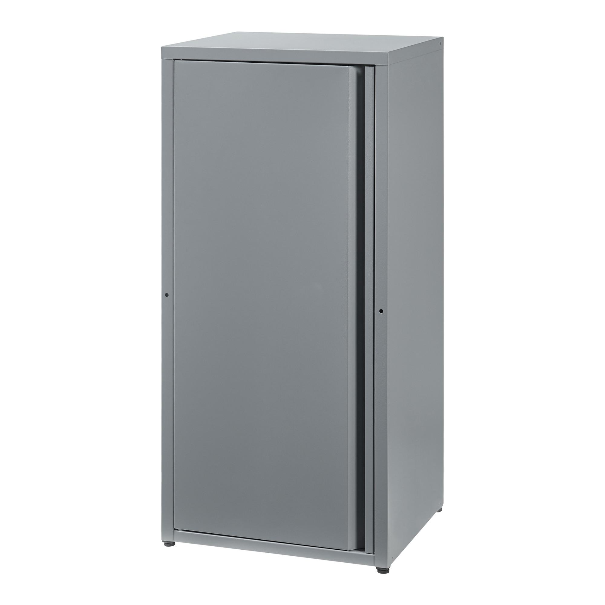 AKTENSCHRANK Burlöv - Grau, Metall (40/88/35cm) - [en.casa]