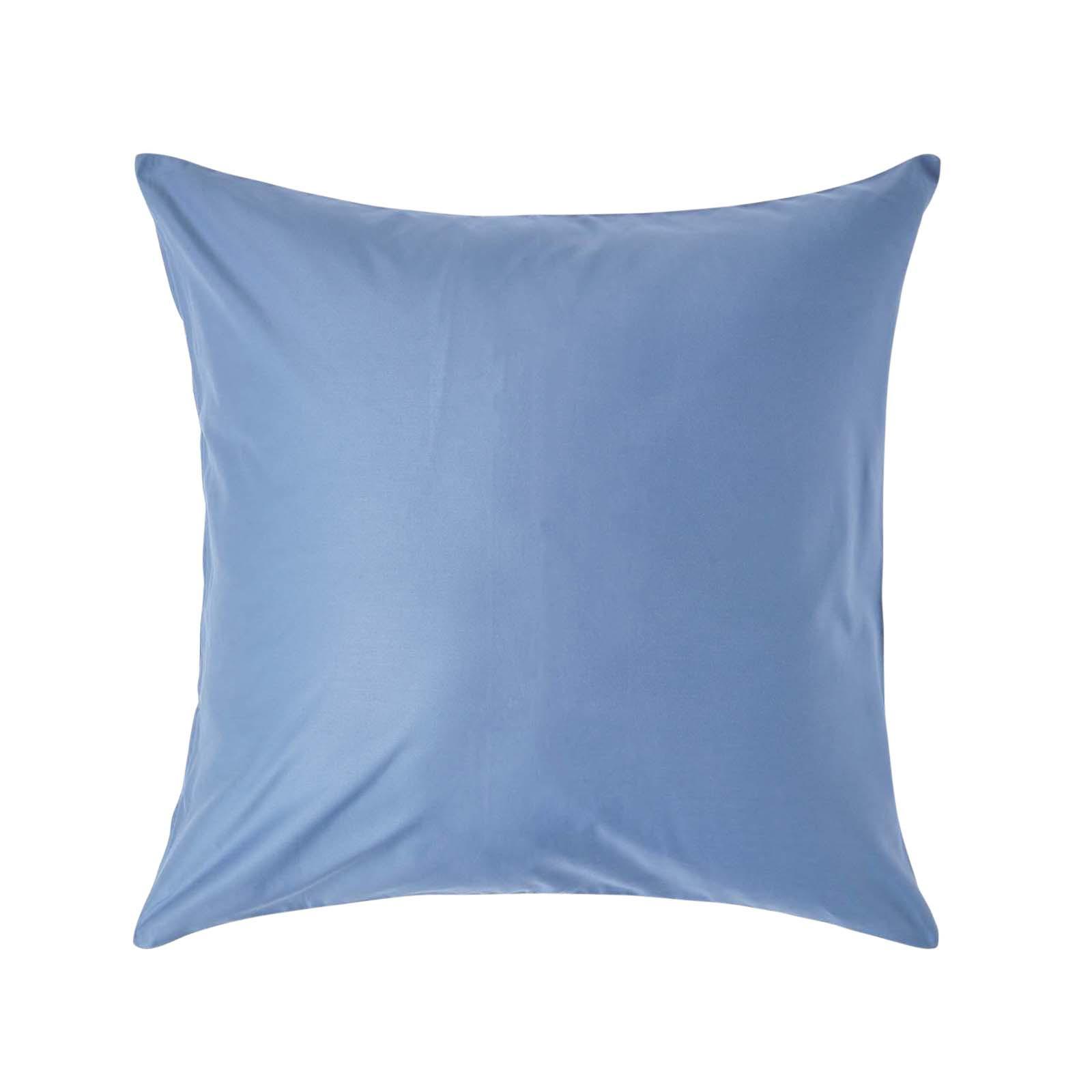 KISSENBEZUG Premium, Ägyptische Baumwolle, Fadendichte 1000 - Blau, Textil (60/60cm) - Homescapes