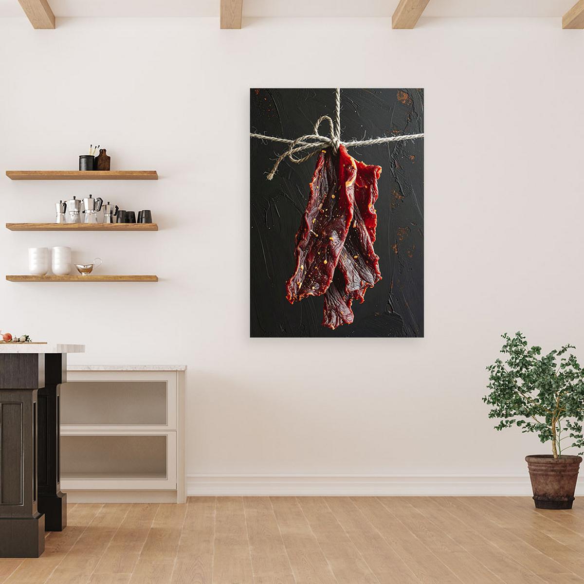LEINWANDBILD Essen & Trinken 20x30cm - Rot, Textil (20/30cm) - Feeby
