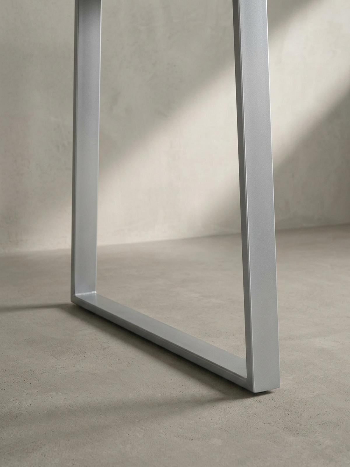 ESSTISCH Massivholz Baumkante Metallgestell Handgefertigt TARN, Goldbraun-Chrom 180x90x76 cm - Chromfarben/Braun, Holz/Metall (90/180/76cm) - KADIMA DESIGN