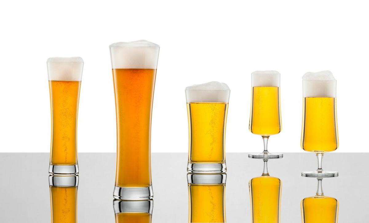 WEIZENBIERGLÄSER Beer Basic transparent 300 ml 4er Set - Transparent, Glas (0.3L) - Schott Zwiesel