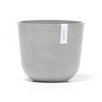 BLUMENTOPF Oslo Mini 19/16,5 cm Hellgrau - Hellgrau, Kunststoff (19/16.5cm) - Ecopots