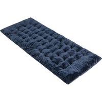 BAUMWOLLE Auflage Blau - Blau, Textil - COSTWAY