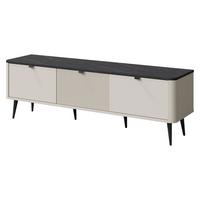 TV-ELEMENT Marly 3K RE13 - Kaschmir/Schwarz, Holzwerkstoff/Metall (160/52/40cm) - MIRJAN24