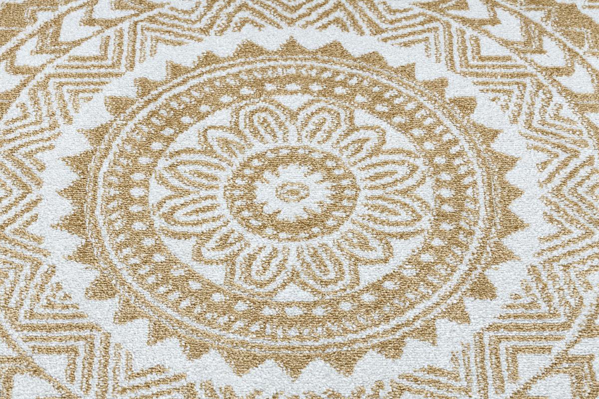 TEPPICH Fun 160 cm - Goldfarben, Textil (160/160cm) - rugsX