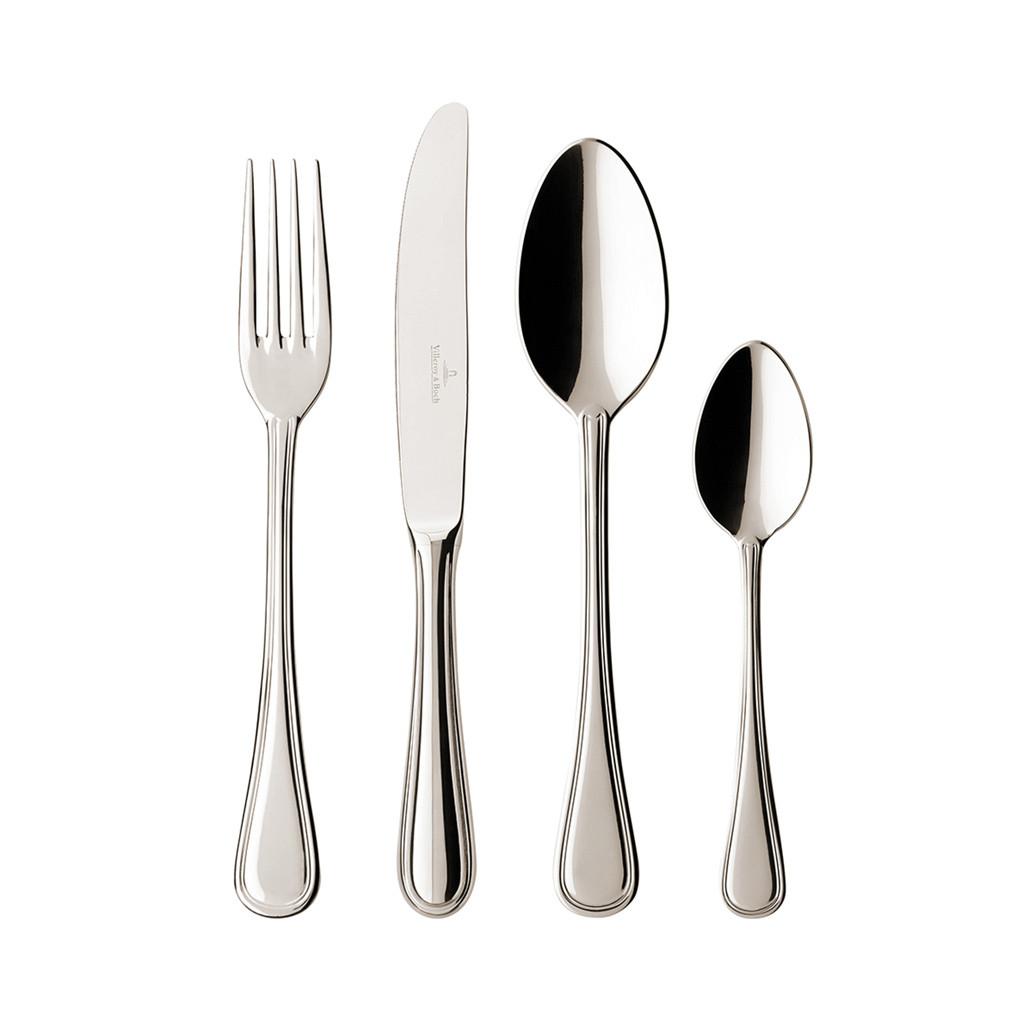 TAFELBESTECK Merlemont silber 144-tlg. - Silberfarben, Metall - Villeroy & Boch