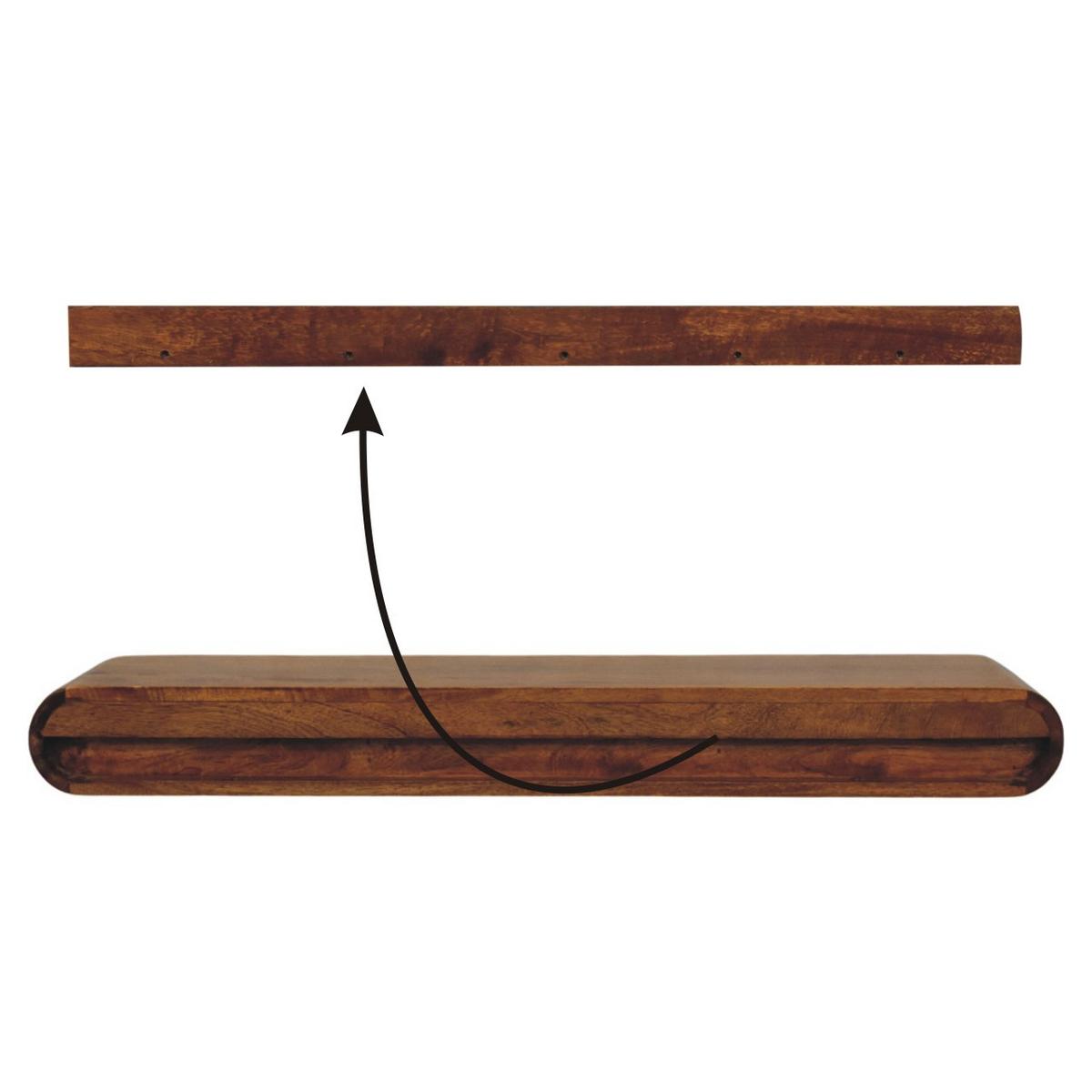 KONSOLENTISCH mit Amber-Eichen-Finish, 2 Schubladen, geröstetes Braun - Braun, Holz (110/12/32cm) - Artisan Furniture