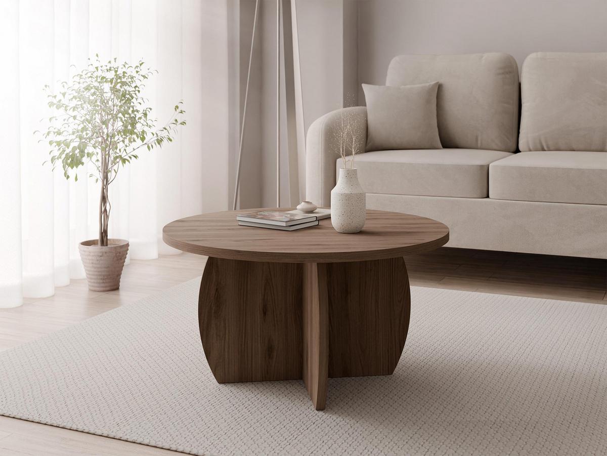COUCHTISCH Tamisa - Nussbaumfarben, Holzwerkstoff (74/74/40cm) - MIRJAN24