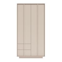 DREHTÜRENSCHRANK PIANO 96/195/55cm 2-türig Kaschmir - Kaschmir, Holzwerkstoff (96/195/55cm) - MASSENO