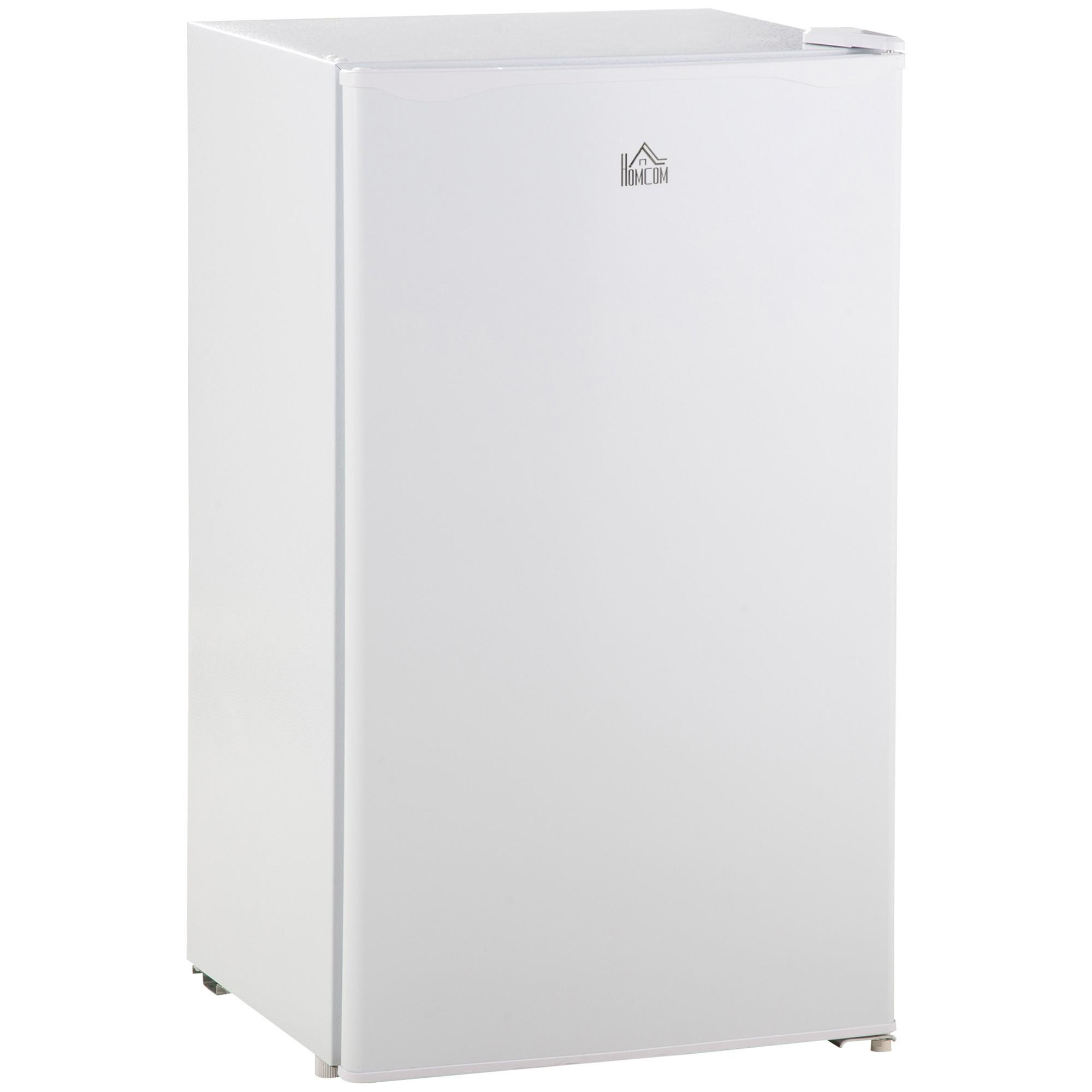 MINIKÜHLSCHRANK mit Gefrierfach 91L Weiß - Weiß, Kunststoff (44.2/84/47.5cm) - HOMCOM