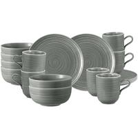FRÜHSTÜCKS-SET Terra Perlgrau 18-tlg. - Grau, Keramik (2/2/2cm) - Seltmann Weiden
