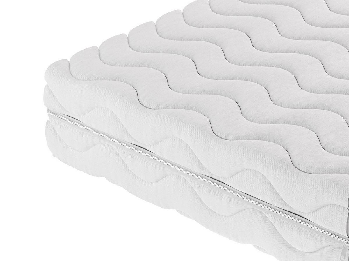 TASCHENFEDERKERNMATRATZE CALVADO MULTI Multipocket 100x200, H3, Höhe ca.: 20 cm - Weiß, Textil (100/200cm) - MASSENO