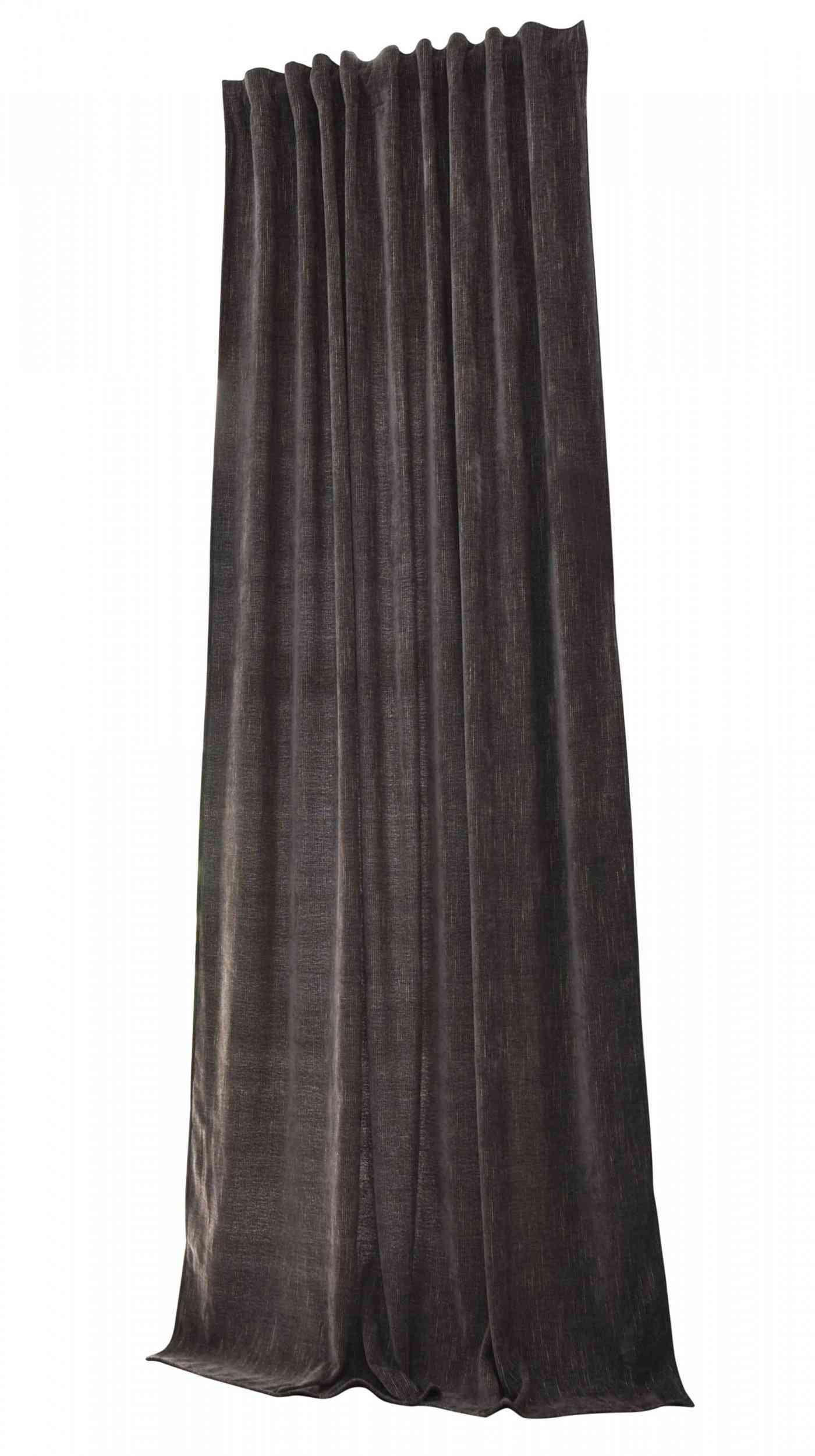 VORHANG LUREX HAVANNA HxB 245x135 cm Braun Gold - Braun, Textil (135/245cm) - Gardinenbox