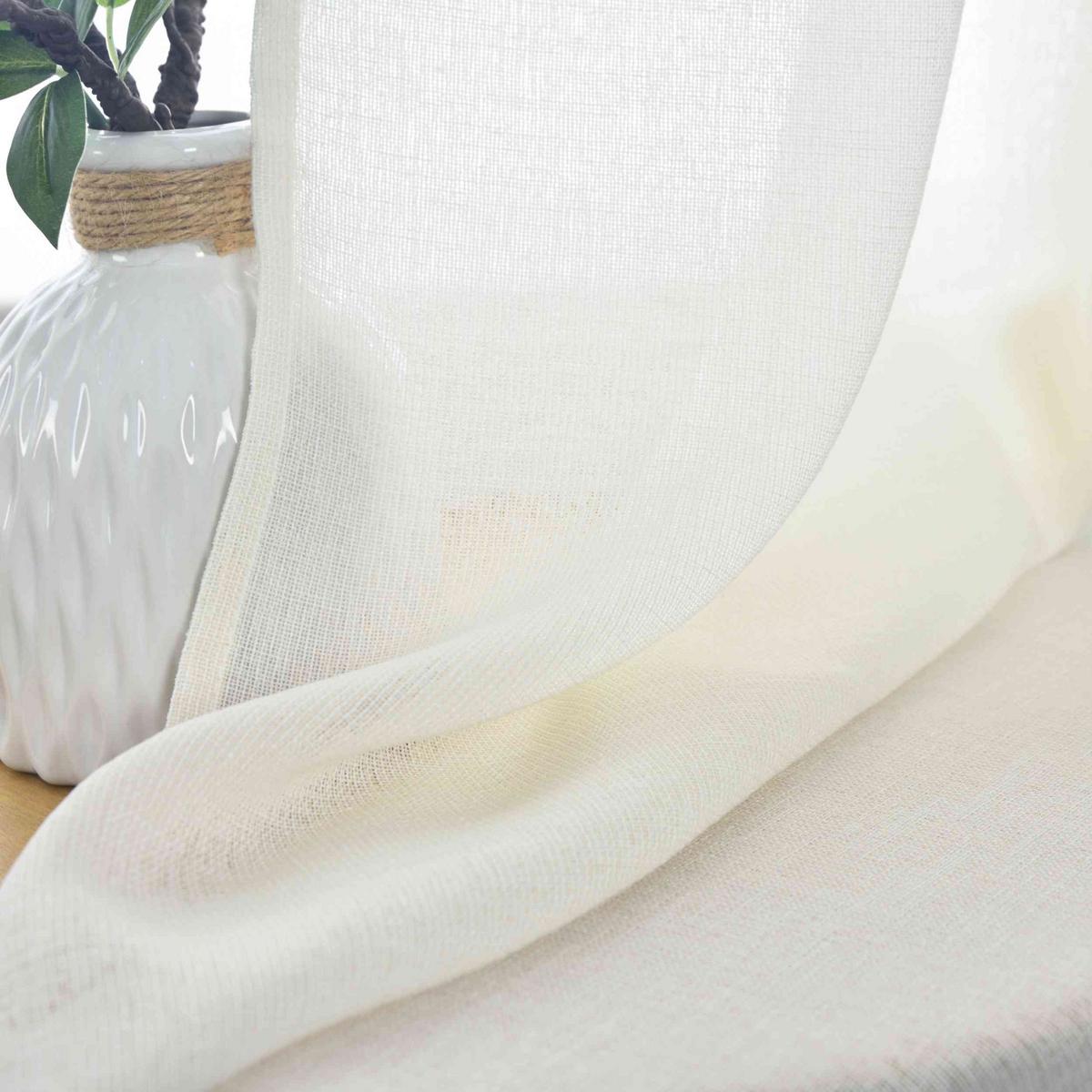 VORHANG 2ER SET »Leipzig« HxB 245x145 cm Natur - Naturfarben, Textil (145/245cm) - Gardinenbox