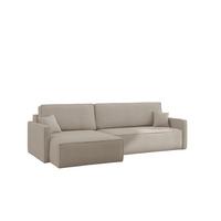 ECKSOFA Louis Scala - Beige, Holzwerkstoff/Textil (250/142cm) - Fun Möbel