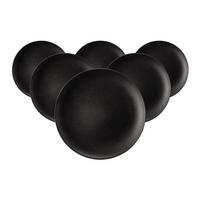 BROTTELLER Liberty Velvet Black schwarz ø 17,7 cm 6er Set - Schwarz, Keramik (17.7cm) - Seltmann Weiden