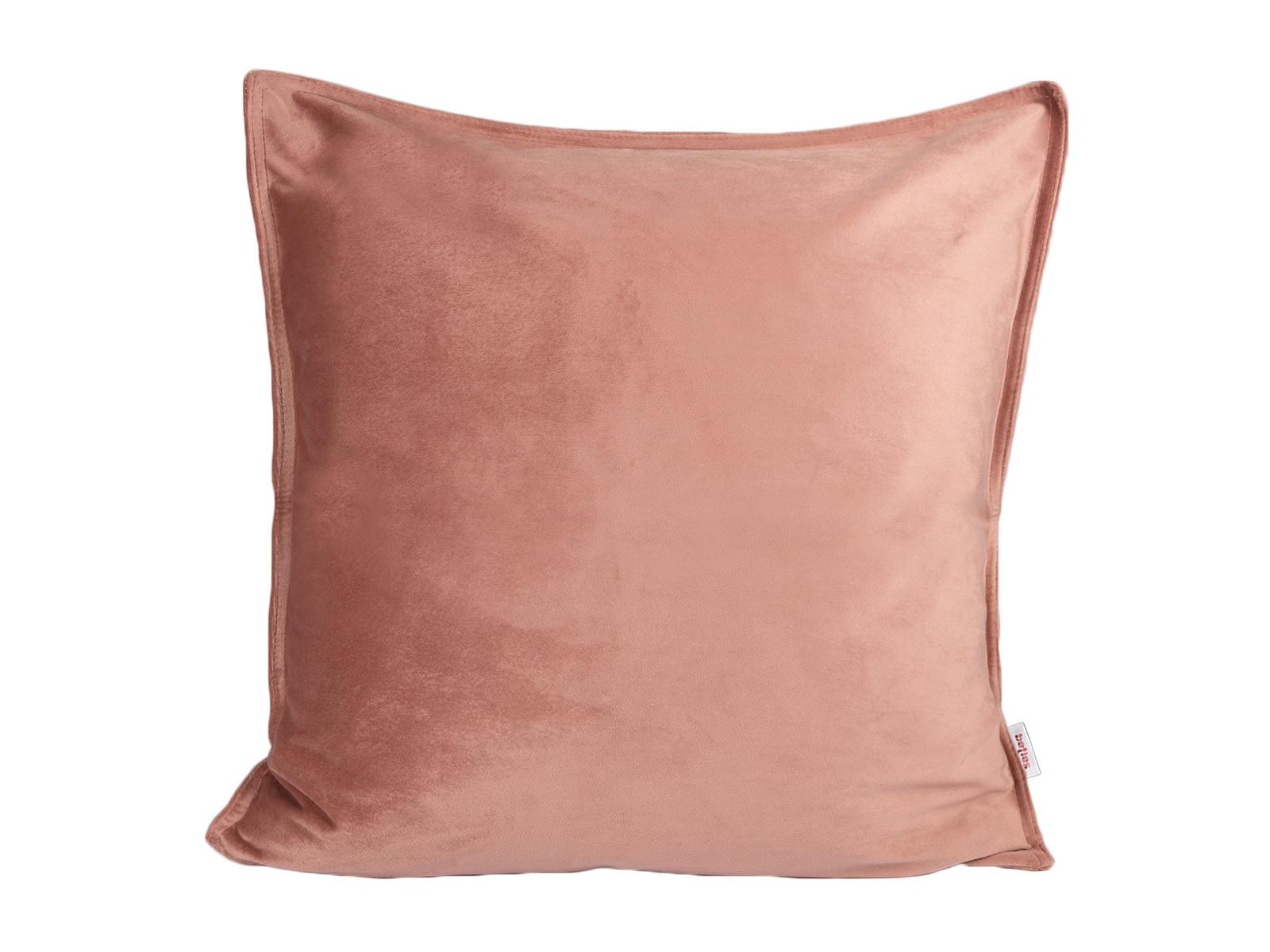 KISSENHÜLLE Samt&Sonders altrosa 50/50 cm - Altrosa, Textil (50/50cm) - beties Heimtextil