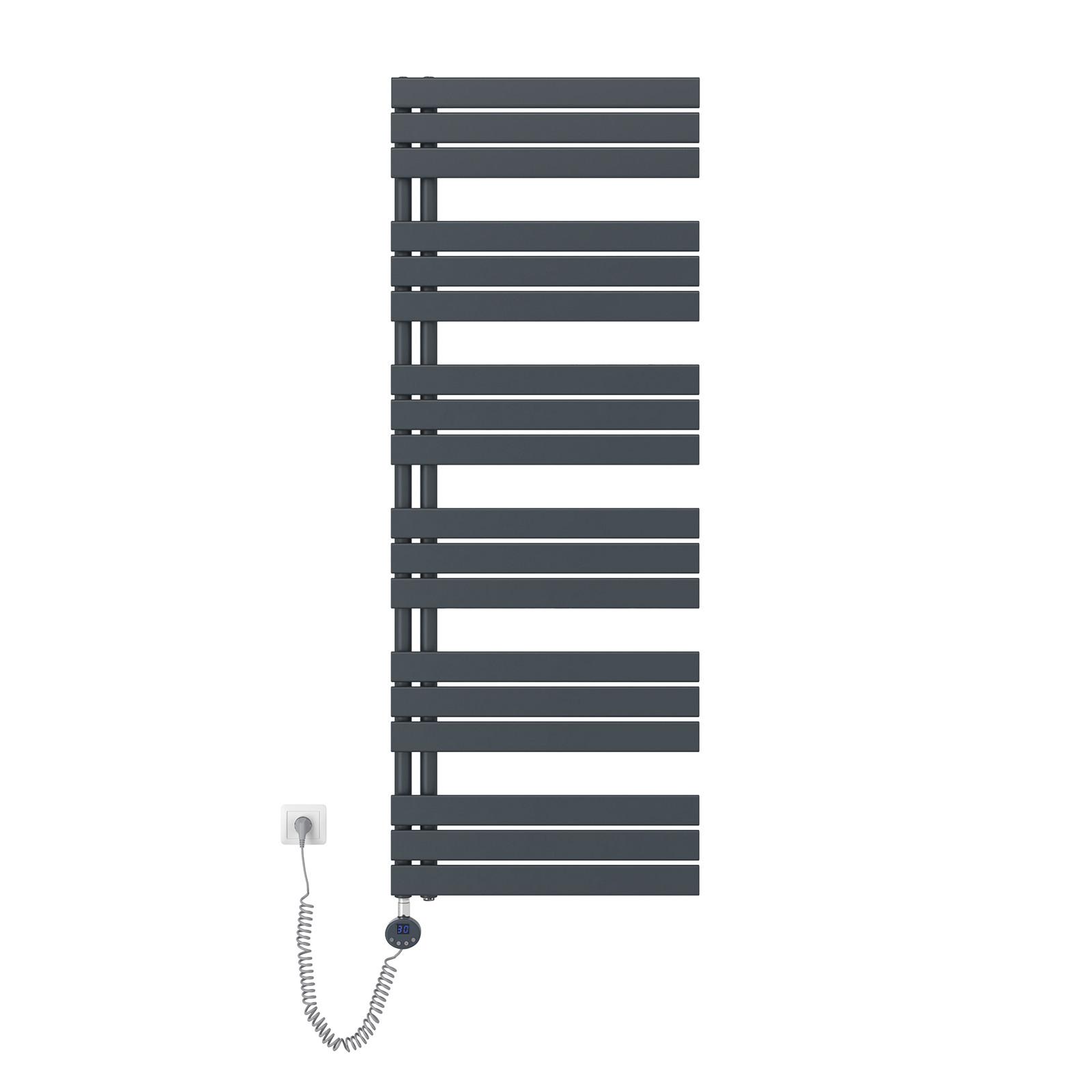 HEIZKÖRPER Elektrisch WLAN Thermostat Anthrazit 159,9/60 cm - Anthrazit, Metall (60/159.9/5.9cm) - EMKE