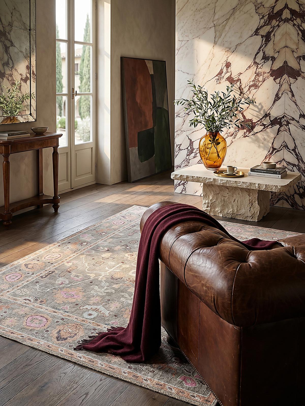 TEPPICH Waschbar HURST, orientalisch, Rosa-Bunt, 152 x 230 cm - Rosa, Textil (230/152cm) - KADIMA DESIGN