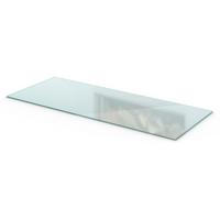 GLASBODENPLATTE für Kaminofen 125x50 cm – Milchglas Optik - Transparent, Glas (125/50/0.4cm) - TULUP