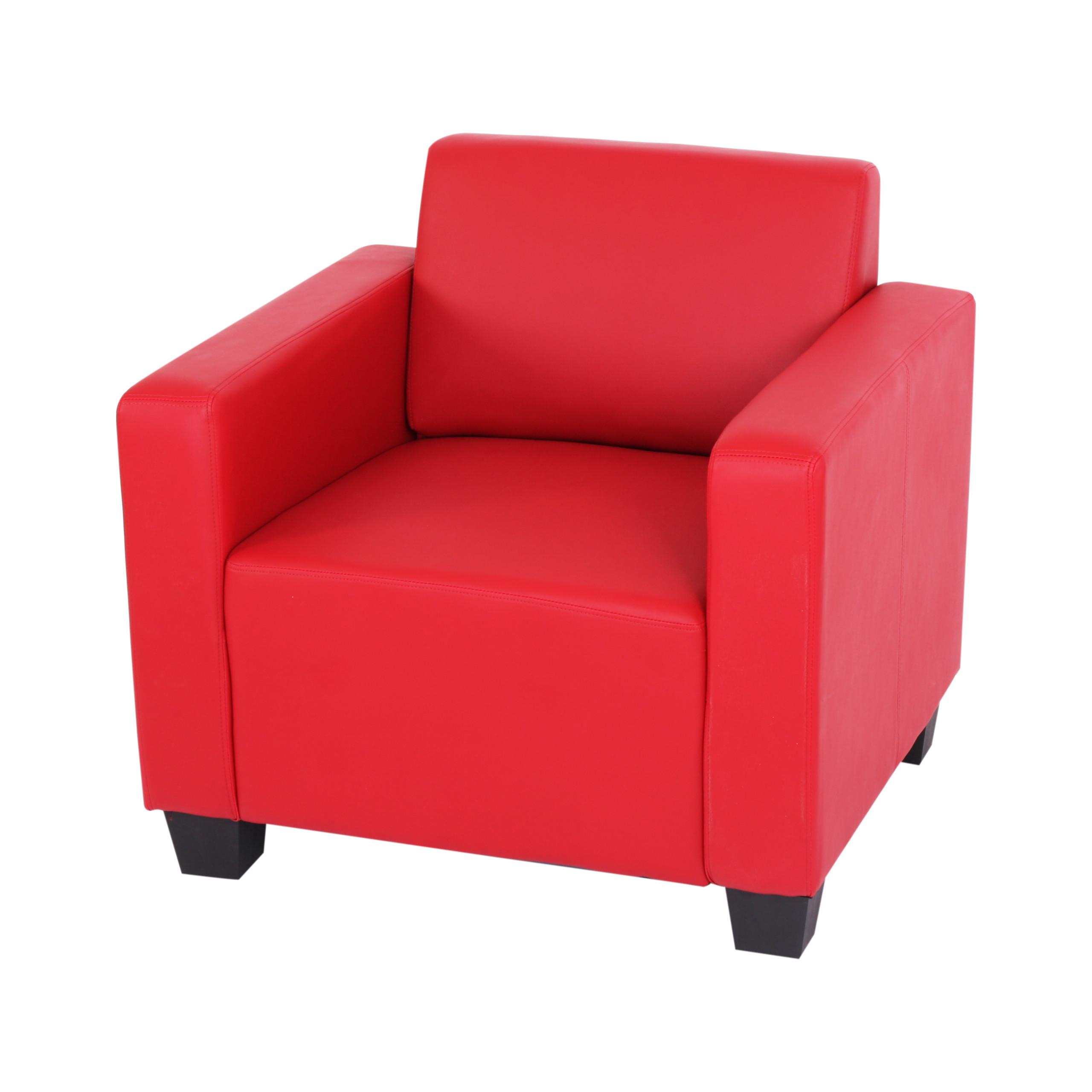 LOUNGESESSEL Rot - Rot, Textil (82/76/72cm) - MCW