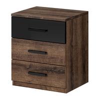 NACHTTISCH COSMICO 47/56/42 cm Braun - Braun, Holzwerkstoff (47/56/42cm) - MASSENO