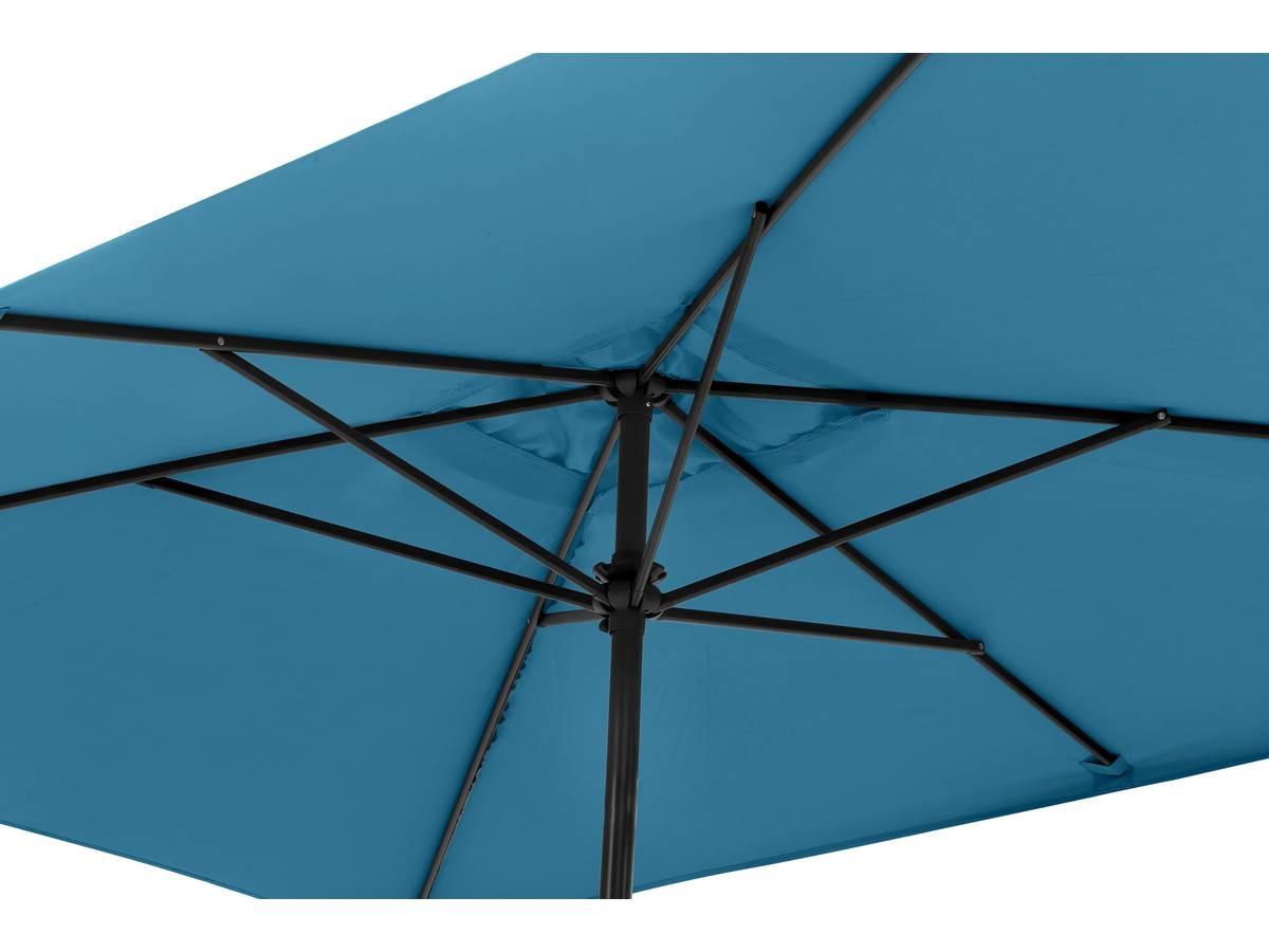 SONNENSCHIRM sol 2 Blau - Blau, Metall (300/200cm) - Habitat Garten
