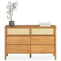 KOMMODE CEFIRA Eiche - Eichefarben, Holz (132/83/40cm) - IDIMEX