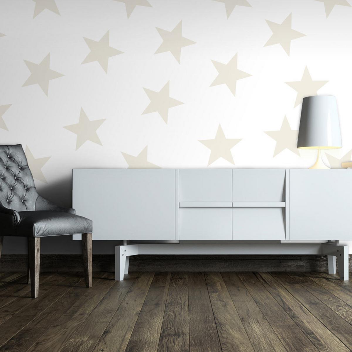 VLIESTAPETE 400/280 cm - Beige, Textil (400/1cm) - KUNSTLOFT