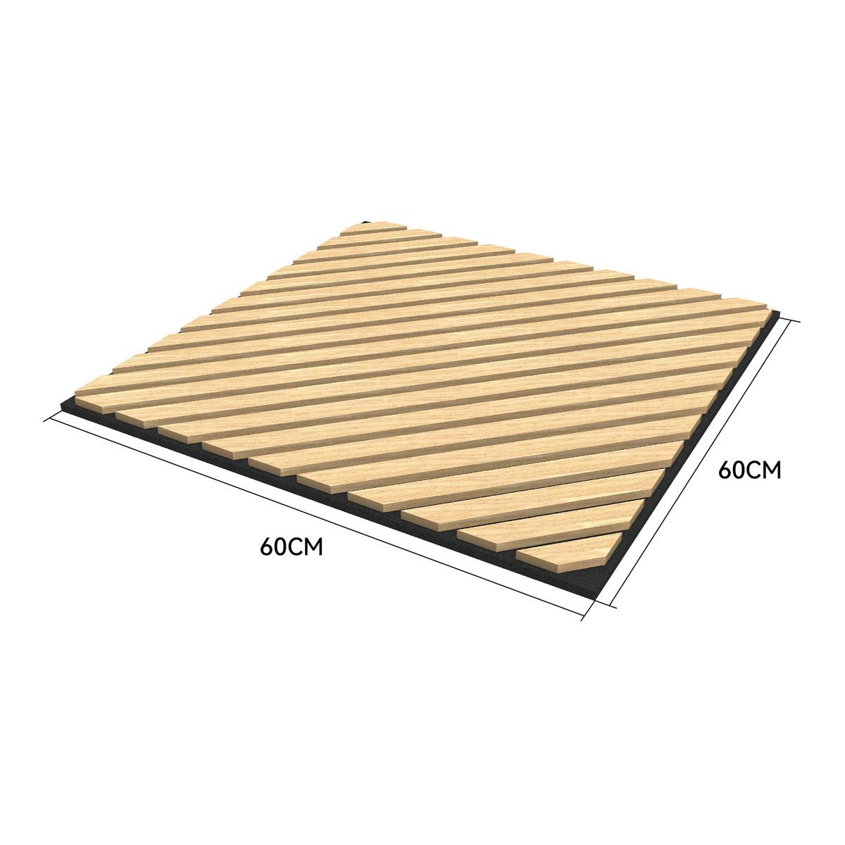 AKUSTIK WANDPANEEL-SET Vang 4-TLG. II - Eiche Artisan, Holzwerkstoff/Kunststoff (60/60/2.1cm) - NEU.HOLZ
