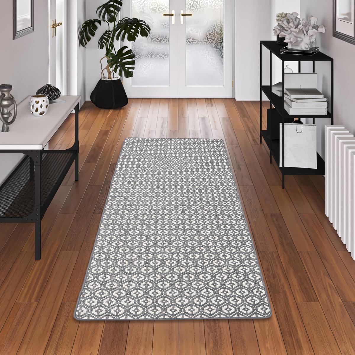 IN- UND OUTDOOR TEPPICH LÄUFER BEIDSEITIG CAPE COD - Grau, Textil (100/300cm) - Snapstyle