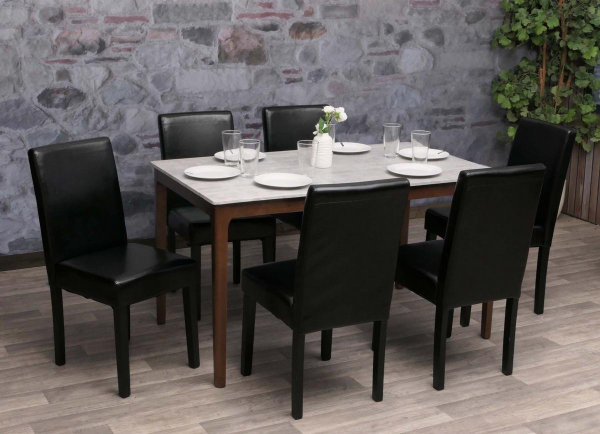 ESSZIMMERSTUHL Hochglanz Schwarz 2er-Set - Schwarz Hochglanz/Schwarz, Textil (43/90/56cm) - MCW