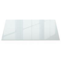 TISCHPLATTE 100x50 cm - Transparent, Glas (50/100/0.4cm) - Wallfluent
