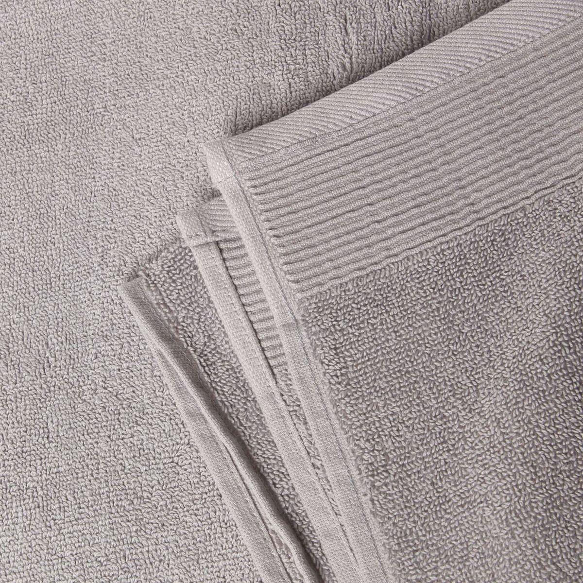 SEIFTUCH Excellence 2er-Set hellgrau 30/30 cm - Hellgrau, Textil (30/30cm) - Homescapes