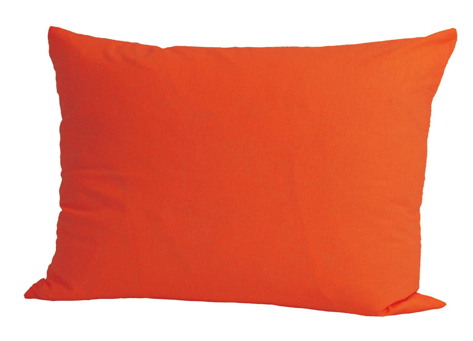 KISSENBEZUG Basic 100% Baumwolle orange 60/40 cm - Orange, Textil (40/60cm) - beties Heimtextil