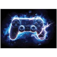 TAPETE Kinderzimmer 3D Effekt Gaming 250x175 - Multicolor, Papier (250/175cm) - Wallarena