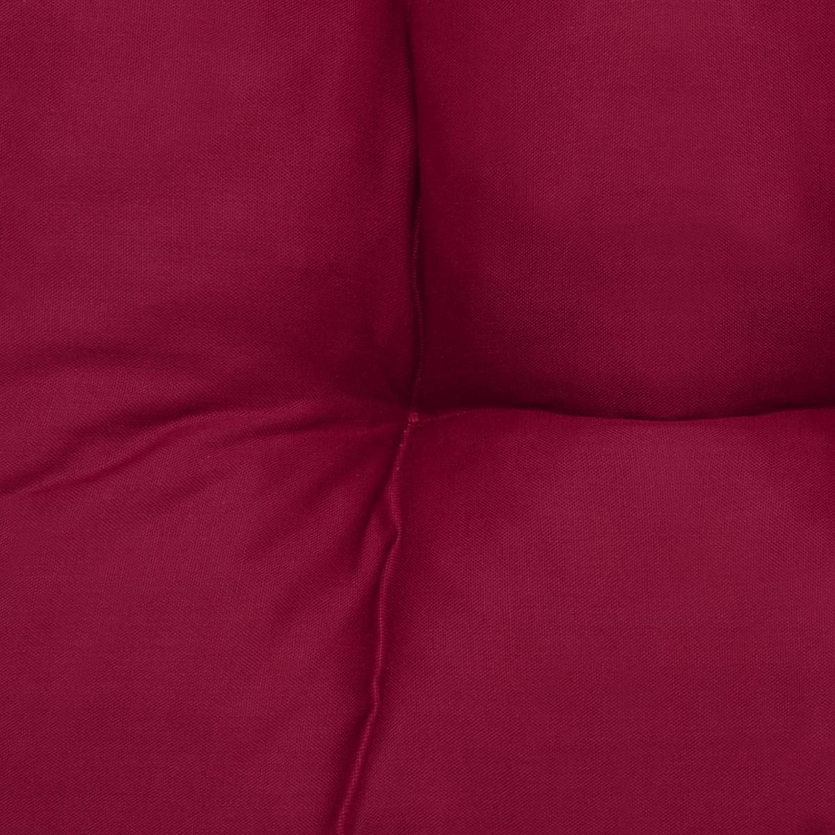 STUHLKISSEN Lisa 40/40/8 cm Rot 4tlg - Rot, Textil (40/40cm) - Beautissu 