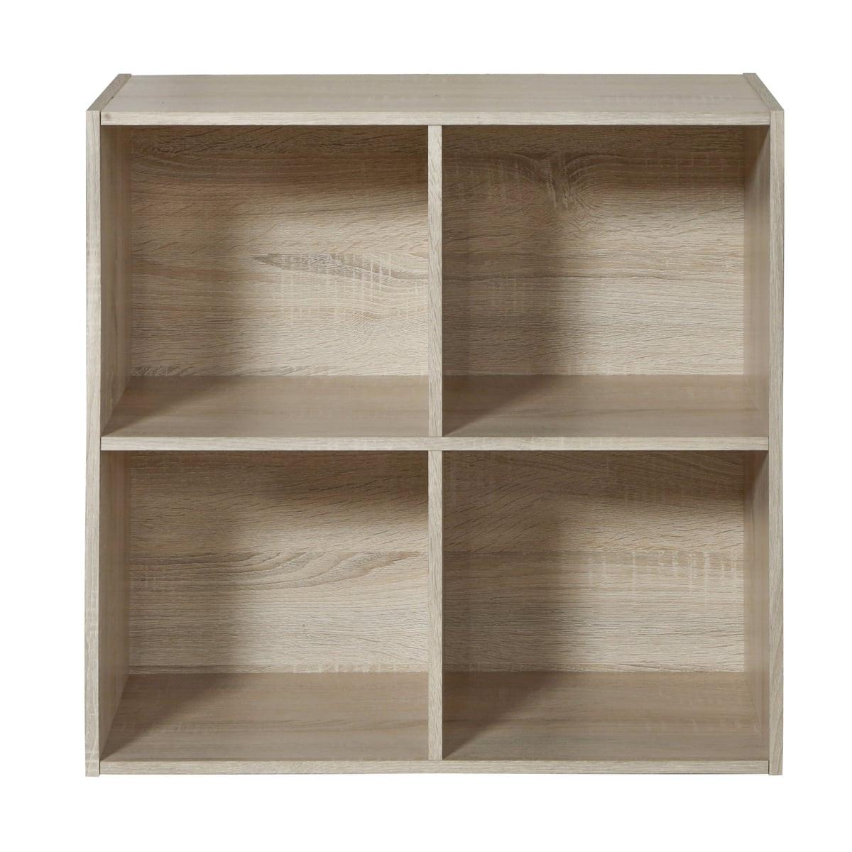 REGALMÖBEL mit 4 Fächern 29,5/61,5/29,5 cm - Eichefarben, Holzwerkstoff (61.5/61.5/29.5cm) - Calicosy