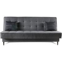 SCHLAFSOFA Bario 3-Sitzer mit Schlaffunktion, Grau - Grau, Textil (200/90/98cm) - Beautysofa